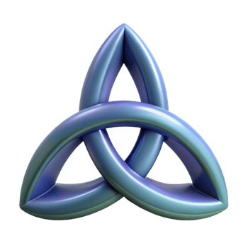 stunning rustic Triquetra, Celtic symbol, exclusive png