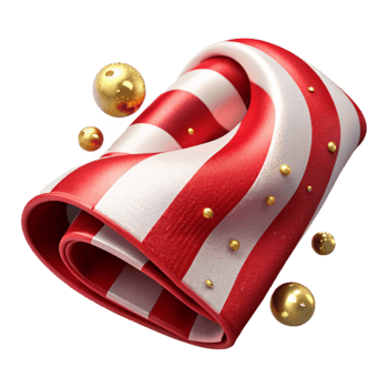 extraordinary classic Red and White Striped Beach Towel Top View Isolated Element high quality png