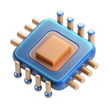 dramatic traditional Microchip with circuitry authentic png