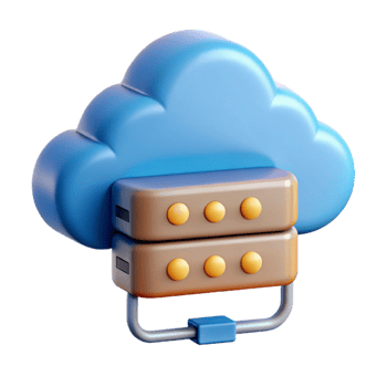 magnificent creative Cloud computing server icon detailed png