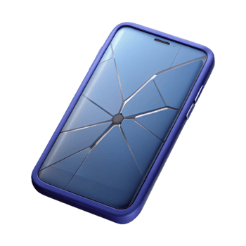 stunning abstract Smartphone with cracked screen original png