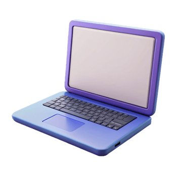 stunning contemporary Laptop computer with blank screen genuine png