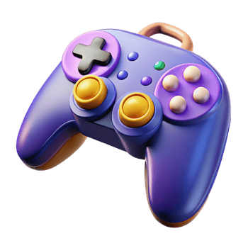 beautiful classic Gaming controller with vibration feedback exclusive png