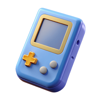 magnificent creative Game Boy, handheld game console professional png
