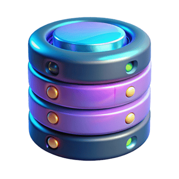 vibrant traditional Futuristic data storage device with glowing lights genuine png