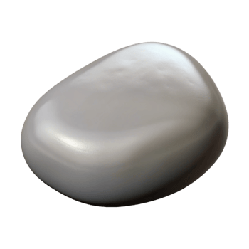 stunning traditional Smooth river stone gray color premium png