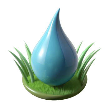 stunning rustic Close-up of a dewdrop on a blade of grass grass not visible 4K png