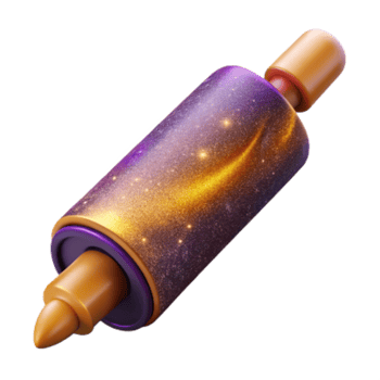 wonderful contemporary Rolling Pin Side View Isolated Element professional png