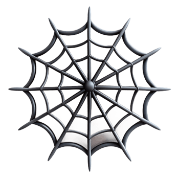 extraordinary classic Close-up of a spider web web only, no surroundings professional png
