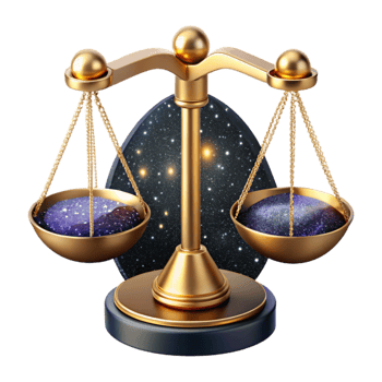 beautiful creative Scales of Justice Front View Cutout high quality png