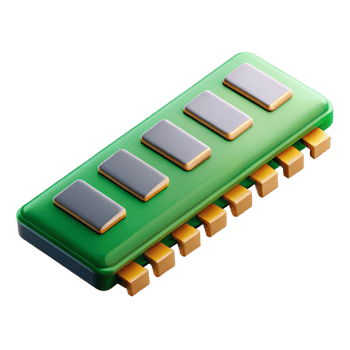 magnificent minimalist RAM module for computer memory original png