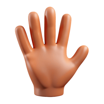 dramatic minimalist Close-up of human hand, 4K png