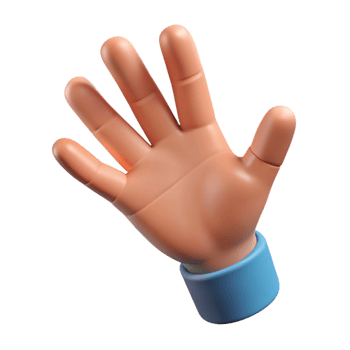 magnificent traditional A single, realistic human hand reaching out, premium png