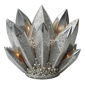 elegant abstract Silver Glitter Texture Transparent Background genuine png