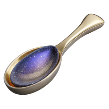 elegant vintage Silver Spoon Side View Isolated exclusive png