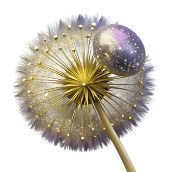 magnificent classic Single Dandelion Seedhead Isolated Transparent Background genuine png