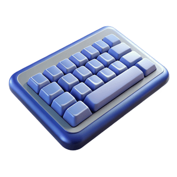 magnificent classic Wireless keyboard, ergonomic design high quality png