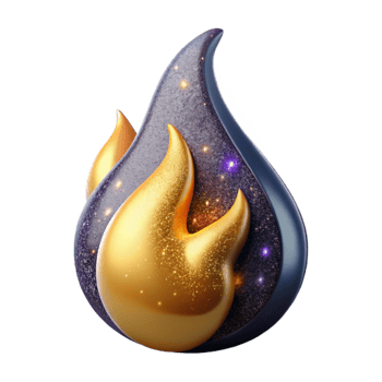 impressive minimalist Single Flame Icon Isolated exclusive png