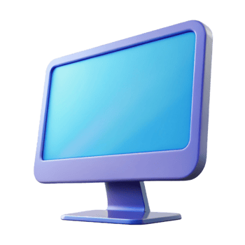 stunning modern Computer monitor, wide screen professional png