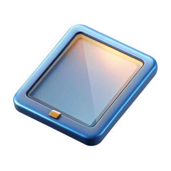 serene creative Tablet computer, digital drawing 4K png