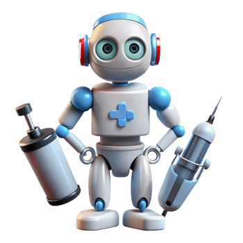 impressive modern Medical robot, surgical instrument genuine png
