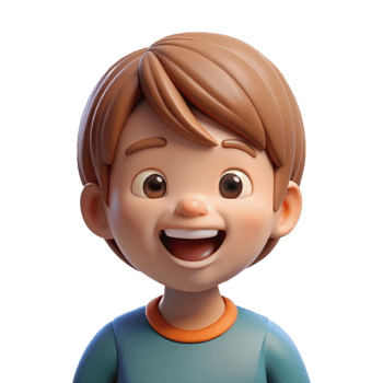 dramatic contemporary Happy child, playful expression, premium png