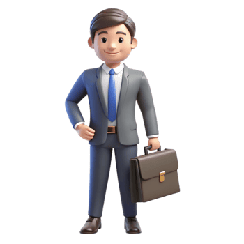 stunning creative Lawyer, holding briefcase, confident stance, genuine png