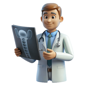 beautiful classic Doctor, examining x-ray, concerned look, exclusive png