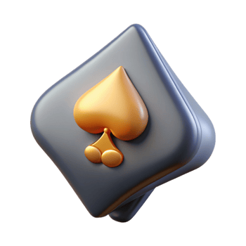 dramatic minimalist A single, stylized playing card, the Queen of Spades original png