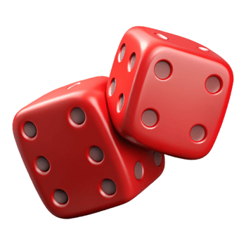 elegant classic A pair of red dice showing snake eyes exclusive png