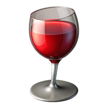 magnificent minimalist A glass of red wine high quality png