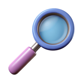 wonderful contemporary A magnifying glass authentic png