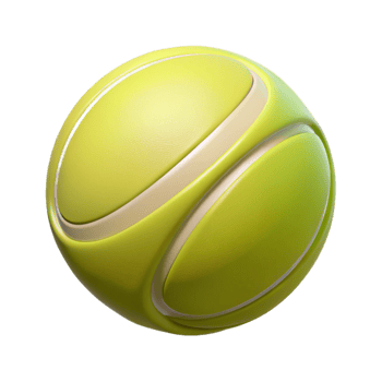 dramatic creative A tennis ball 4K png