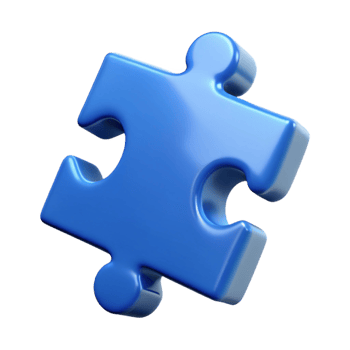 impressive artistic A jigsaw puzzle piece detailed png
