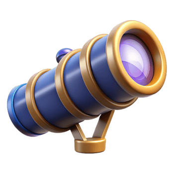 impressive classic Advanced telescope lens with multiple elements and anti-reflective coating 4K png