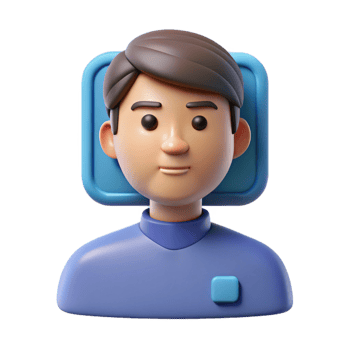serene contemporary Facial recognition software interface high resolution png