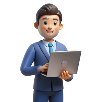 dramatic minimalist Determined entrepreneur, laptop, original png