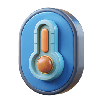 wonderful modern Smart thermostat controlling temperature exclusive png