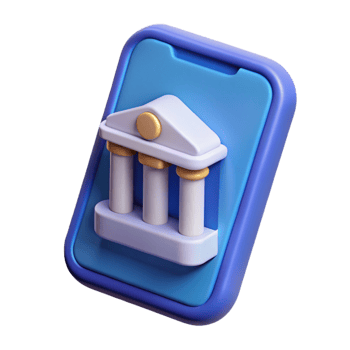 beautiful creative Financial technology mobile banking app detailed png