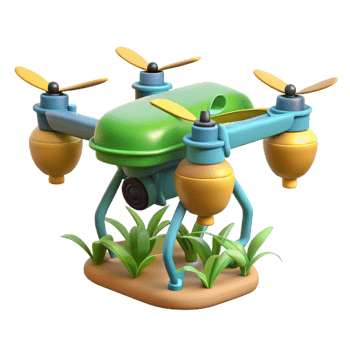 dramatic classic Agricultural technology drone spraying crops high resolution png