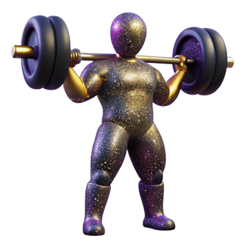 extraordinary vintage Weightlifter Silhouette Side View Transparent high resolution png