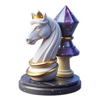 wonderful abstract White Chess Piece Knight Transparent Background original png