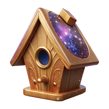wonderful traditional Wooden Birdhouse Classic Style Isolated Element professional png