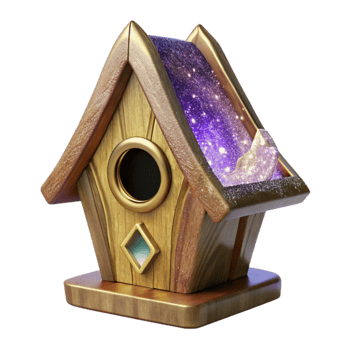 extraordinary modern Wooden Birdhouse Front View Transparent Cutout professional png