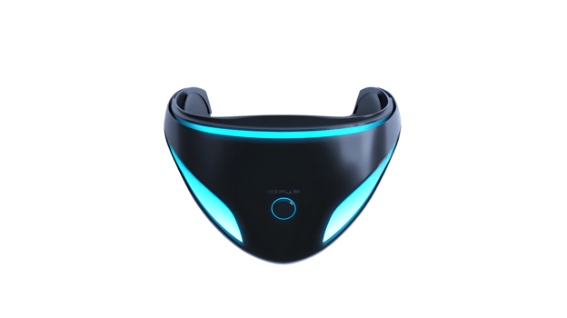 Futuristic Wearable Device with Glowing Blue Accents for Technology and Innovation Themes png