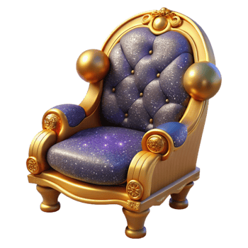beautiful abstract Wooden Chair Classic Style Isolated Element exclusive png