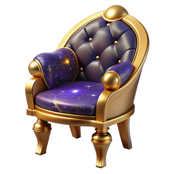 vibrant minimalist Wooden Chair Front Angle Isolated Transparent Background detailed png