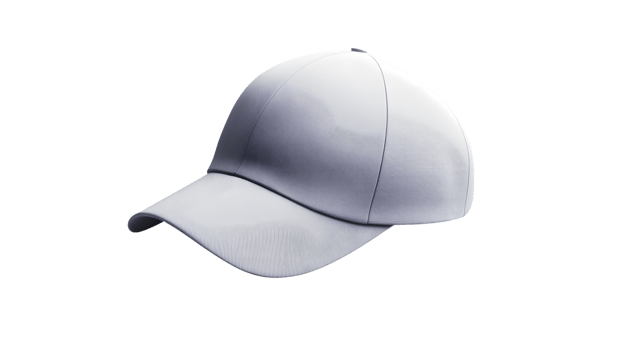 White Baseball Cap on Black Background Versatile Design for Sports Fashion and Casual Wear png
