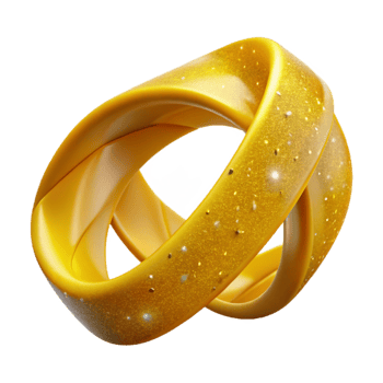beautiful traditional Yellow Rubber Band Stretched Cutout Transparent Background professional png