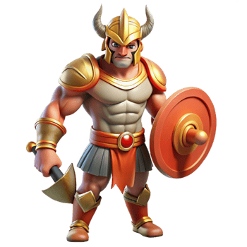 stunning classic Ares, God of War, aggressive stance, high quality png